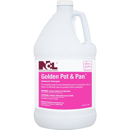 Ncl Golden Citrus Scent Liquid Pot and Pan Detergent 1 gal 1105-29